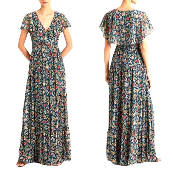 Lauren Ralph Lauren Dresses & Skirts - NWT Ralph Lauren Floral Boho Maxi Dress Black Label 30% off Bundles ☘️
